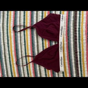 Calvin Klein triangle bra 🌸